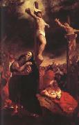 Eugene Delacroix Christ on the Cross (mk10) oil on canvas